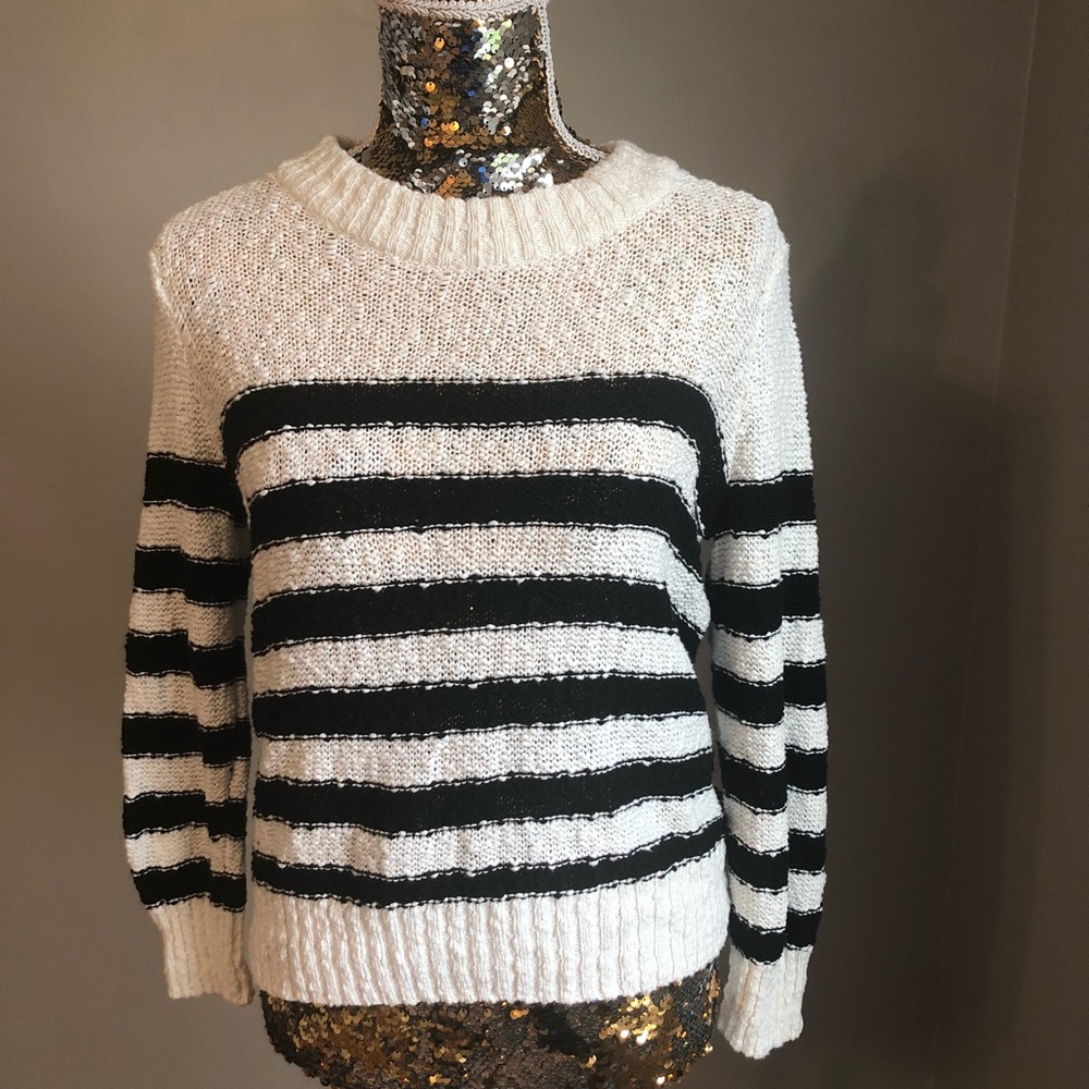 Striped Knit Sweater
